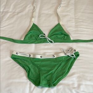 GAP BODY Green Bikini Set